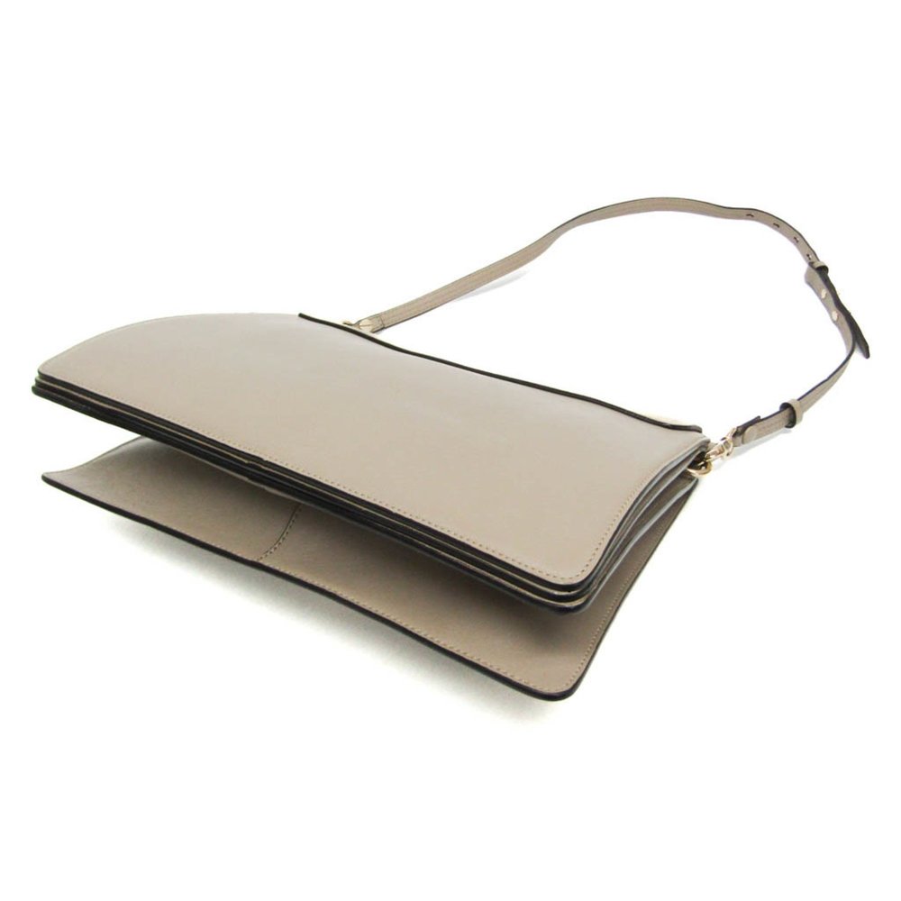 CHLOE Gray Leather Shoulder Bag - Picture 2 of 16